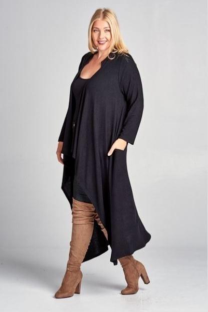 Ever Soft Cascade Cardigan With Pockets In Black – Shop, 43% OFF