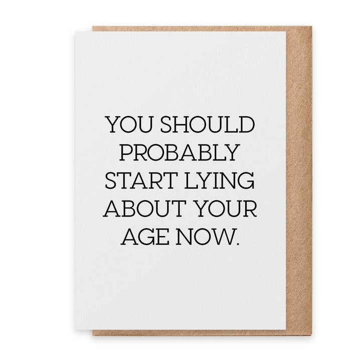 Paisley & Parsley - Start Lying - Greeting Card