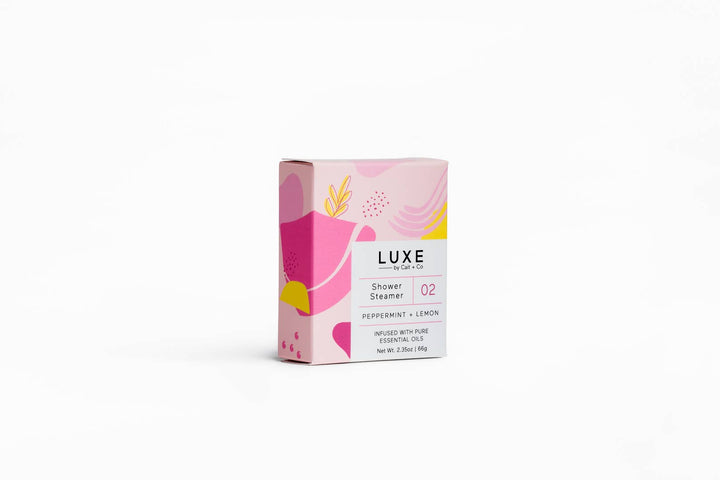 Cait + Co - Luxe Peppermint + Lemon Shower Steamer Fizzy Bomb