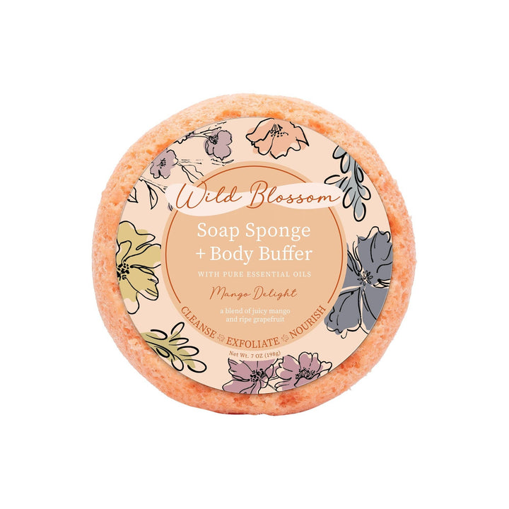 Cait + Co - Wild Blossom Soap Infused Body Buffer-Mango Delight