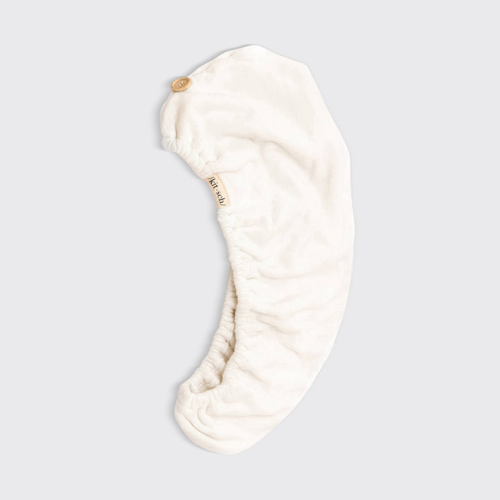 KITSCH - Quick Dry Hair Towel - Eco White