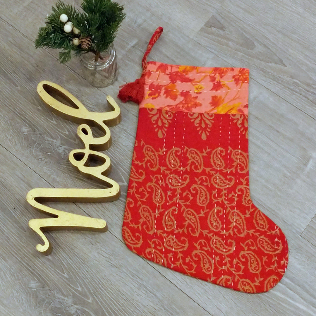 Kantha Sari Stocking - Esme and Elodie